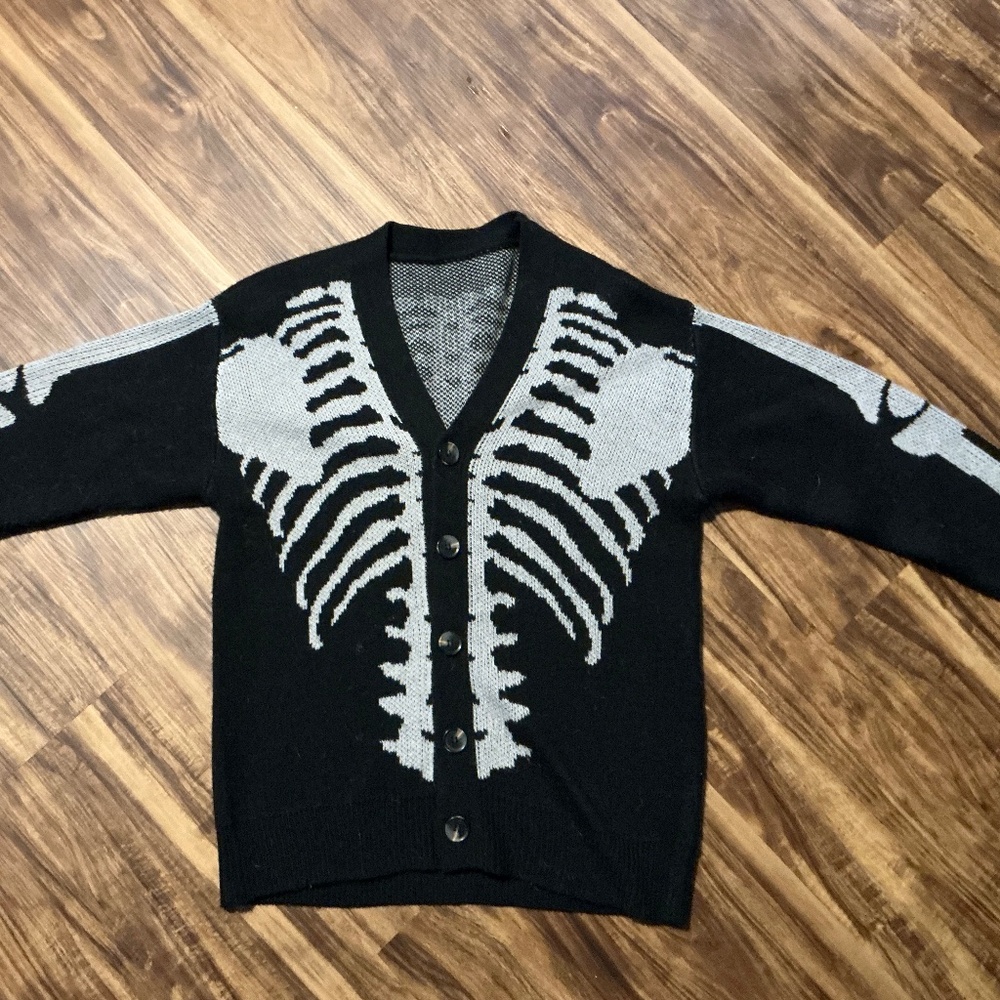 Skeleton cardigan